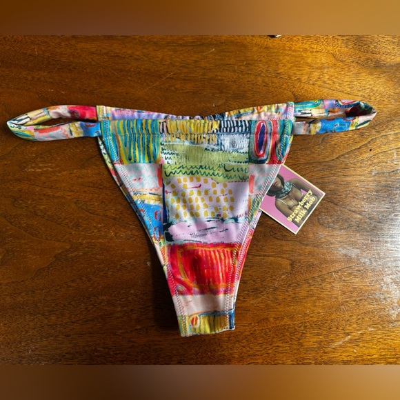 Strawberry Milk Mob “Hotter Tot” Bikini Top And Bottom Set Medium New With Tags! - Picture 8 of 11